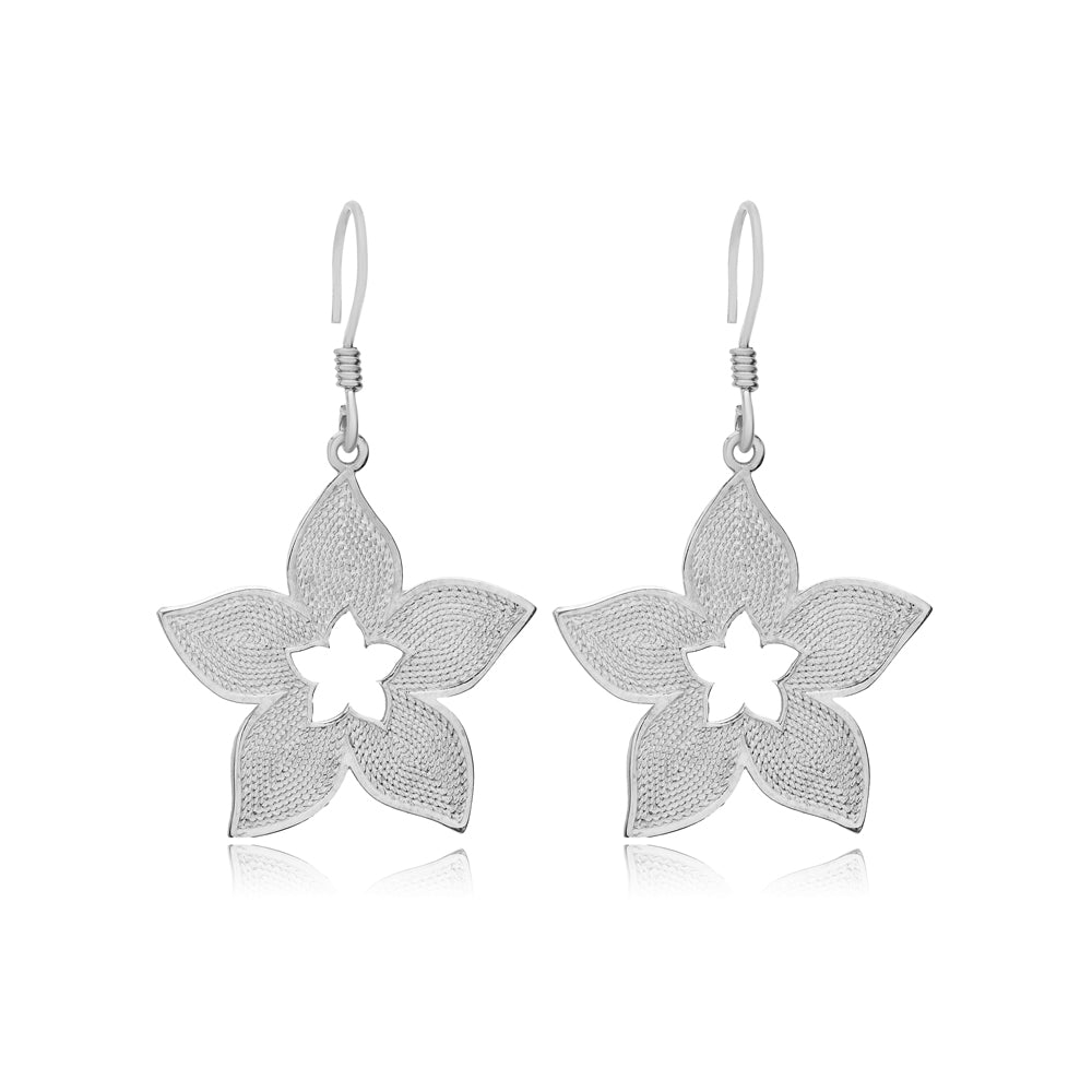 Zahra Desert Rose Earrings in 16K Gold Vermeil