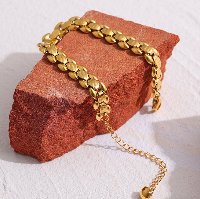 Kemile Chain Bracelet in 18k Gold Plating